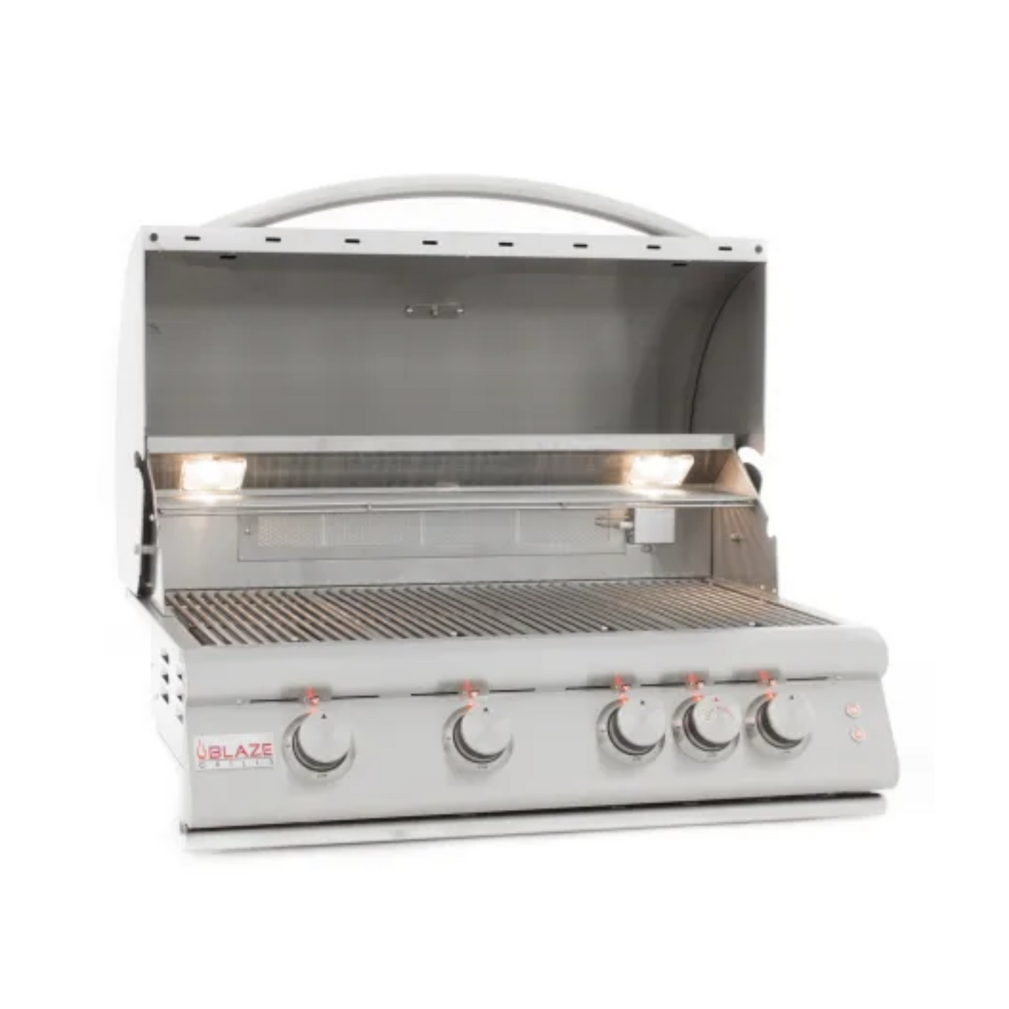 Blaze 32-Inch 4-Burner LTE Built-In Gas Grill with Rear Burner and Built-in Lighting System
