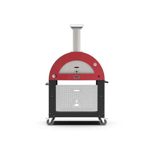 Alfa Moderno Ruby Red 3 Pizze Freestanding Gas Pizza Oven