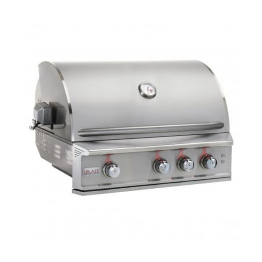 Blaze Professional LUX 34-Inch 3 Burner Built-In Gas Grill With Rear Infrared Burner