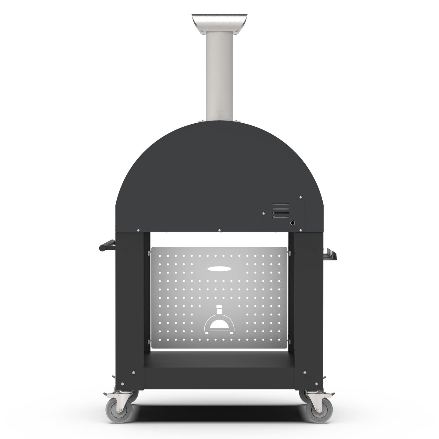 Alfa Classico 2 Pizze Freestanding Grey Pizza Oven